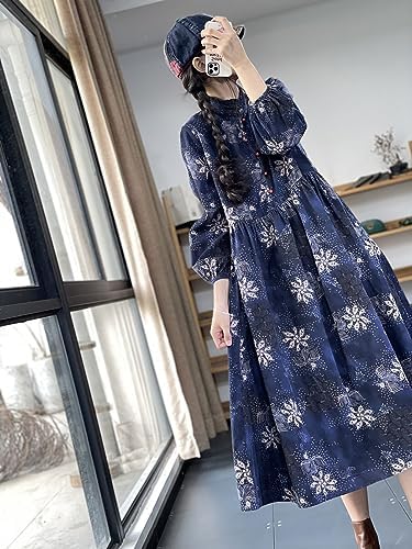 花柄 Mサイズ 長袖ロングワンピース Amazon.co.jp: [YAZHUE] ロングワンピース レディース 花